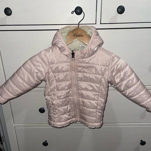 Infant Reversible Mossbud Swirl Full Zip Hooded Jacket